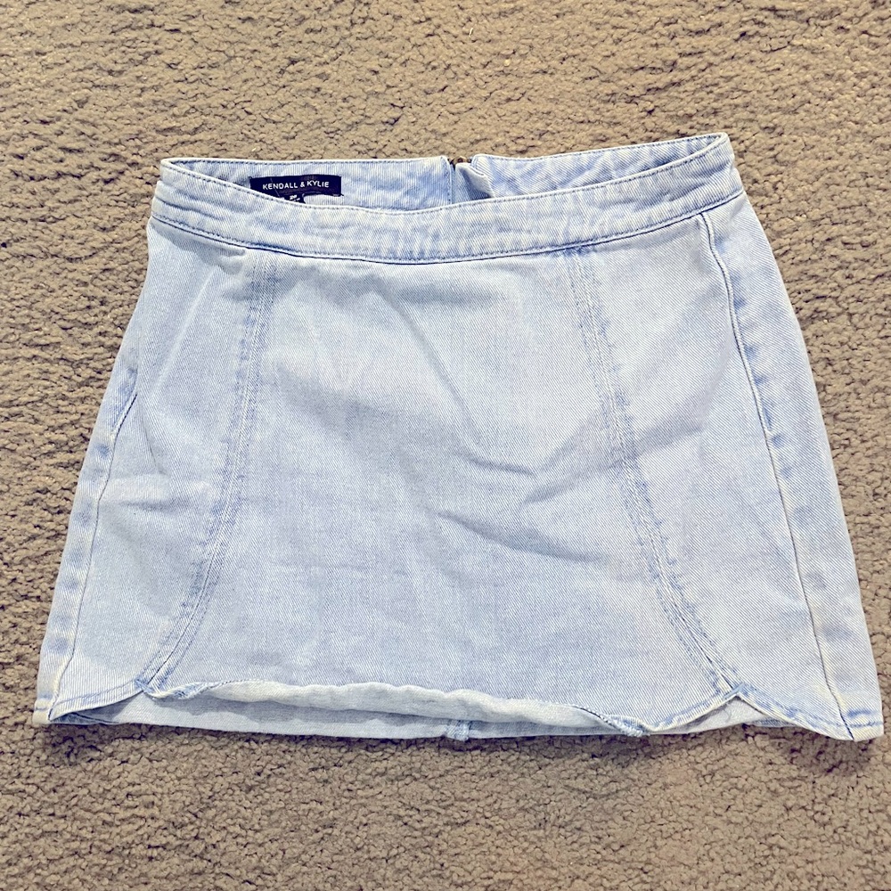 Kendall & Kylie mini jean skirt